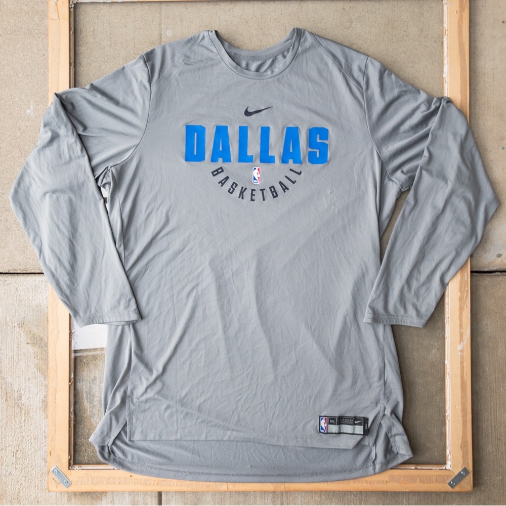 Dallas Mavericks Warm Up Long Sleeve Men’s 3XL Tall Nike Dri-Fit